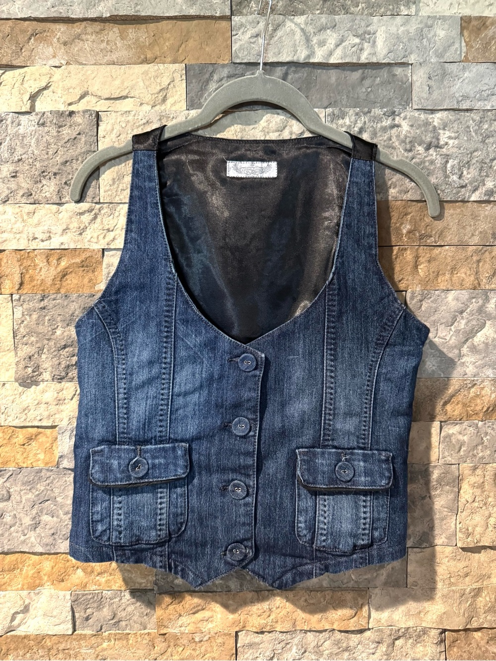 Denim Pocket Vest